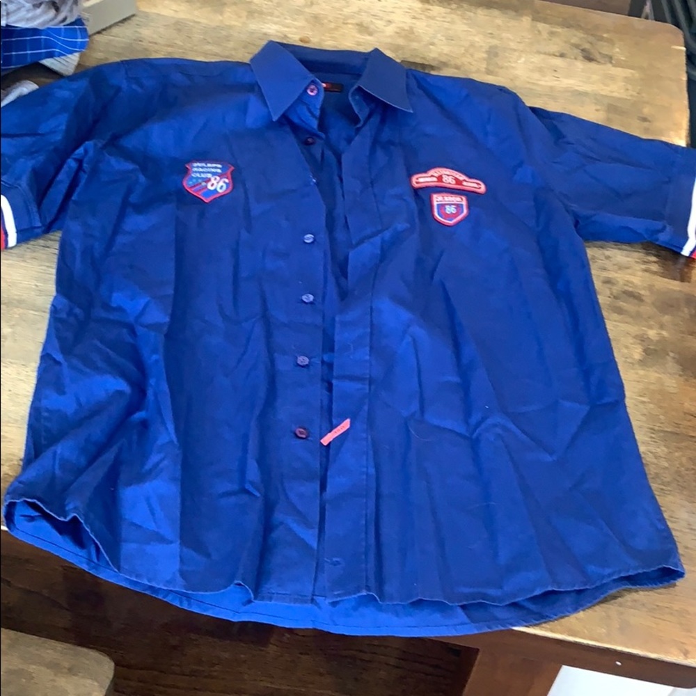 Vintage Men’s shortsleeved button down